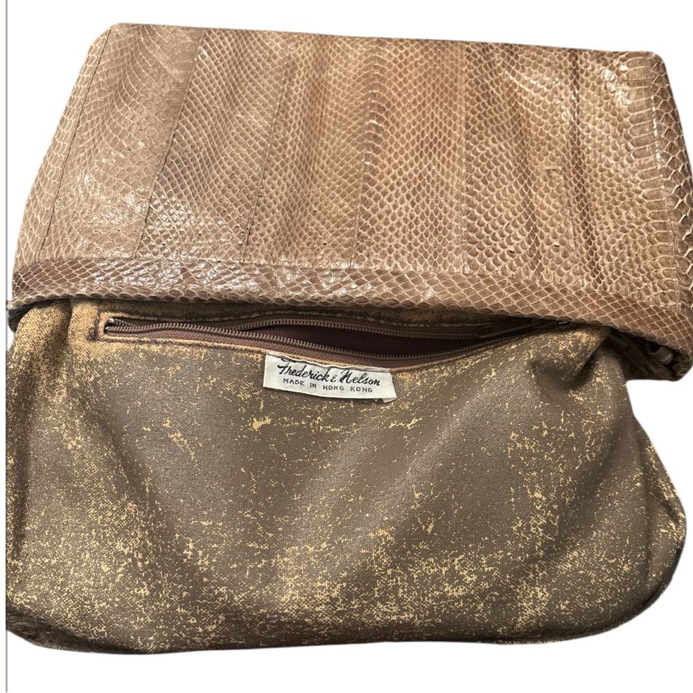 Fredrick E Nelson Vintage snake skin crossbody& Michael Kors card holder - Picture 8 of 10